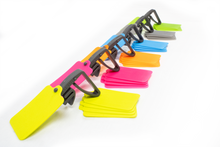Load image into Gallery viewer, Angled Clips with Resuable Tags, Six Colors for Moving Package