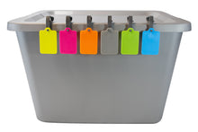 Load image into Gallery viewer, Reuasable Label: Color Display on Tote Flange